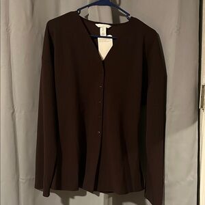 Elegant Black Button-Up Women's Top